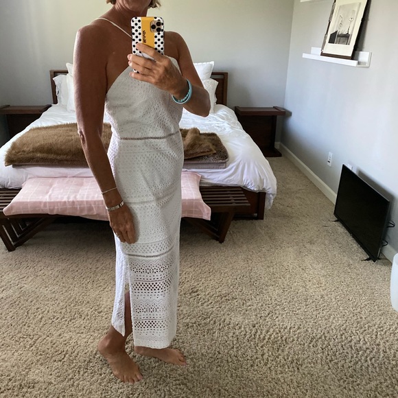 J. Crew Dresses & Skirts - JCREW NWT EYELET DRESS 14 in Slit up both sides